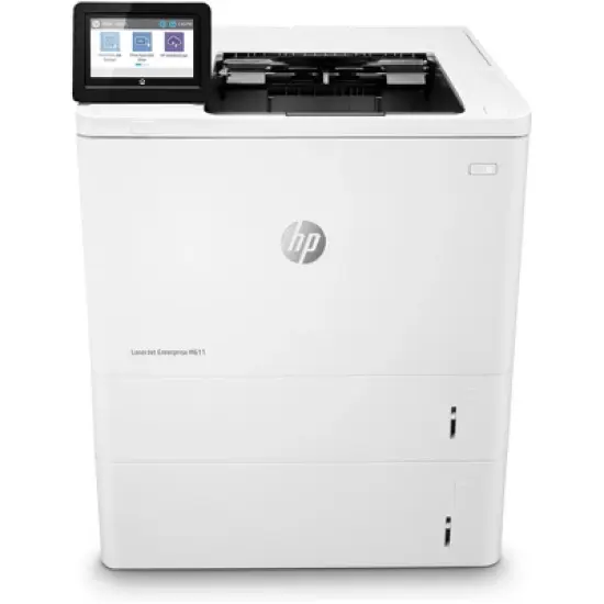 HP LaserJet Enterprise M611x Laser Printer, Black And White Mobile Print Up to image {8}