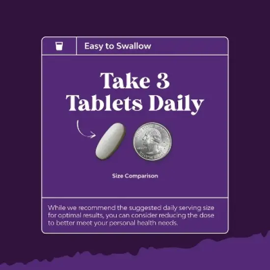 Magnesium + Ashwagandha Tablets, Calming Magnesium Supplement for Mood Sleep and Relaxation, Nature's Craft, 90ct image {5}