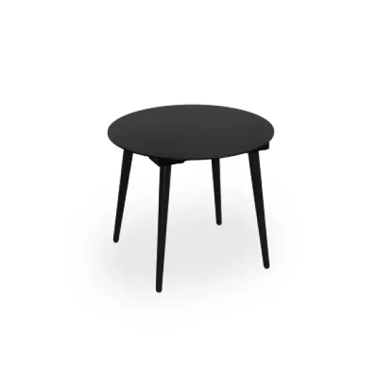 FIONECA 3-Piece Outdoor Chat Set with 2 PE Rattan Chairs and Black Steel Side Table with Tempered Glass Top image {11}