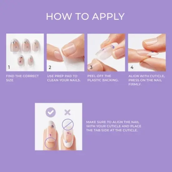 imPRESS Press-On Manicure Fake Nails - Wake Up - 33ct image {2}