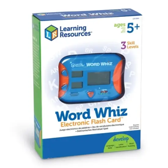 Learning Resources Word Whiz Electronic Flash Card, Grades K+ image {4}