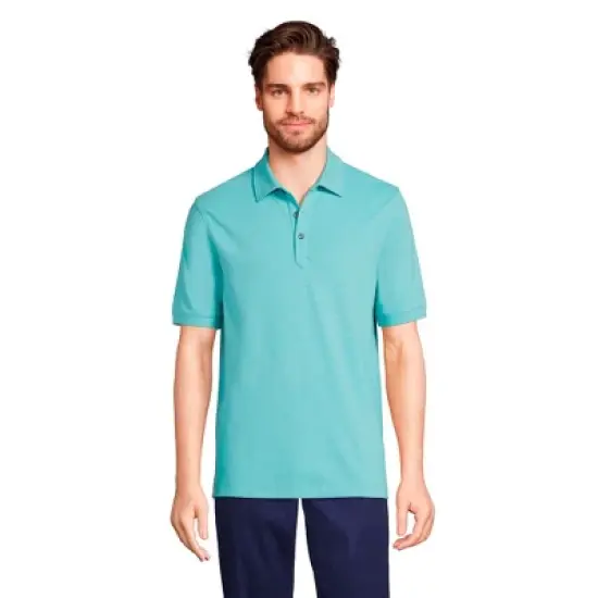 Lands' End Men's CoolMax Mesh Short Sleeve Polo Shirt image {4}