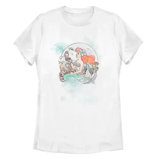 Women's The Little Mermaid Ariel's Collection T-Shirt image {3}