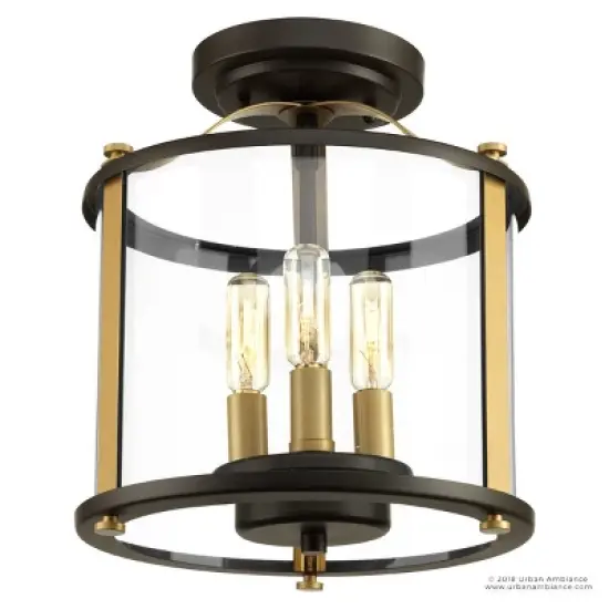 Urban Ambiance Luxury Rustic Outdoor Ceiling,  11"H x 9.875"W,  Olde Bronze Finish, UHP1123 image {6}