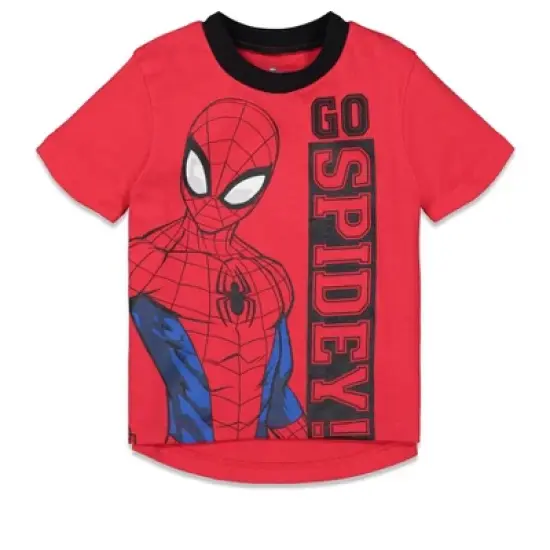 Marvel Spider-Man Avengers T-Shirt and French Terry Shorts Outfit Set Toddler image {2}