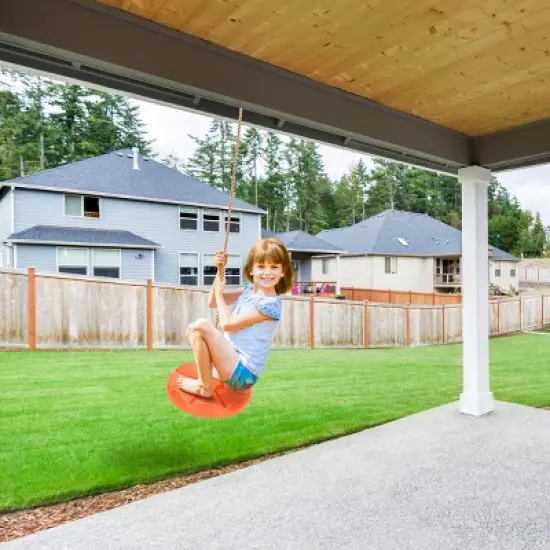 Sorbus disc seat swing for outdoors and playground fun image {3}