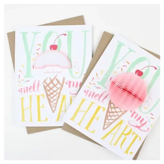 3ct Fruit Pop-up Greeting Cards image {6}