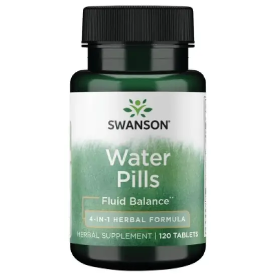 Swanson Water Pills, Temporarily Relieves Occasional Bloating, Promotes Fluid Balance, 120 Tablets image {4}