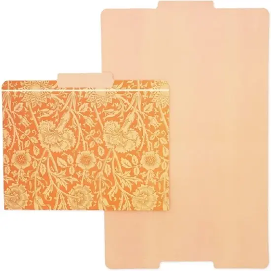 Paper Junkie 12 Pack File Folders with Floral Pattern designed by William Morris, Decorative 1/3 Cut Tab, Letter-Size Holders image {4}