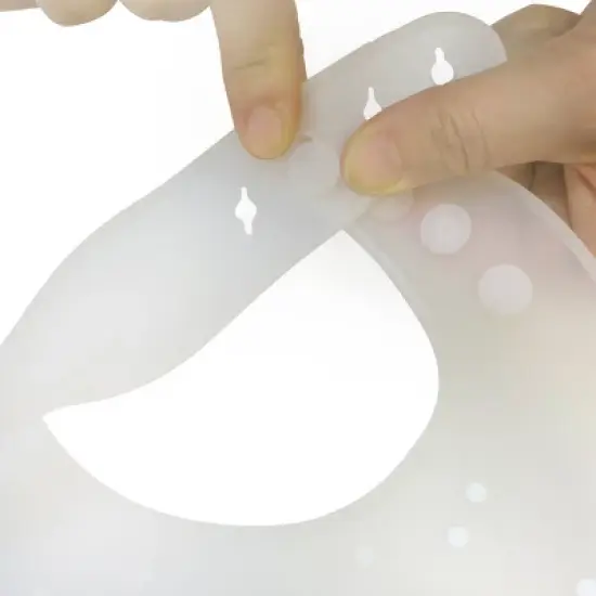 Neat Solutions Toddler Silicone Bib - Translucent image {2}