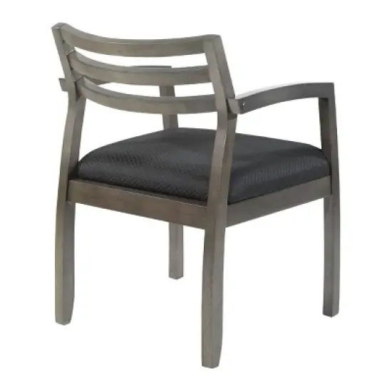 Napa Cherry Guest Chair Black/Gray - OSP Home Furnishings image {1}