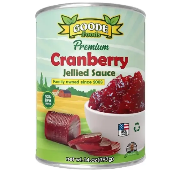 Goode Foods Cranberry Jellied Sauce - 14oz image {7}
