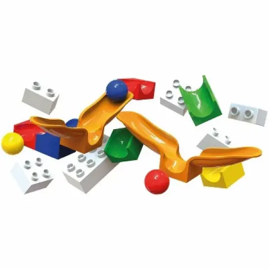Hubelino Marble Run - 44-Piece Cradle Chute Expansion Set image {2}