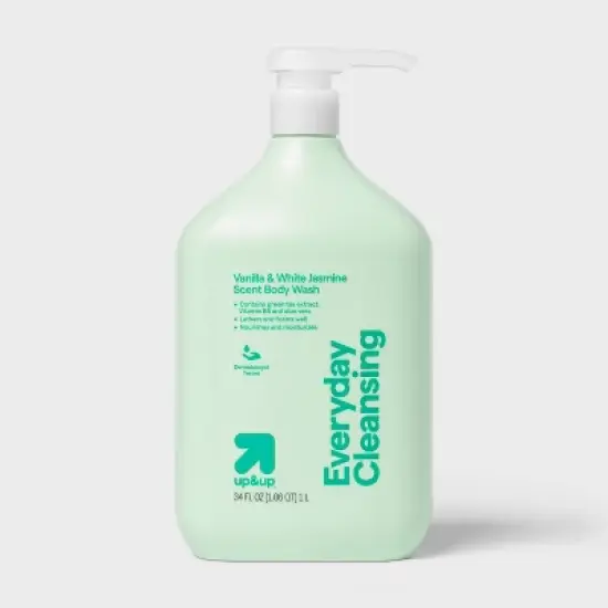 Everyday Cleansing Body Wash - Vanilla & White Jasmine - up&up&trade; image {4}