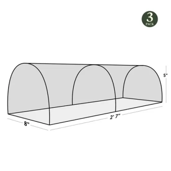 Tierra Garden Easy Seedling Tunnels 3pk image {2}