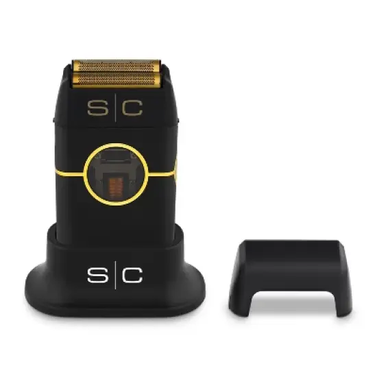 StyleCraft Instinct Metal Cordless Double Foil Shaver with IN2 Vector Motor Intuitive Torque Control, USB-C Rechargeable, Black image {6}