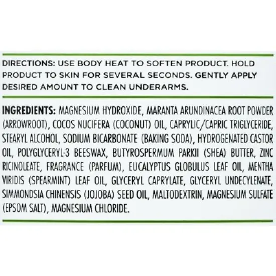 Dr. Teal's Aluminum-Free Deodorant Magnesium Eucalyptus Spearmint, 2.65 Oz image {2}