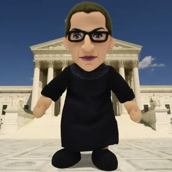 Bleacher Creatures Ruth Bader Ginsburg Historical 10" Plush Figure image {3}