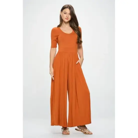 WEST K Women's Jana Short Sleeve Knit Jumpsuit image {5}