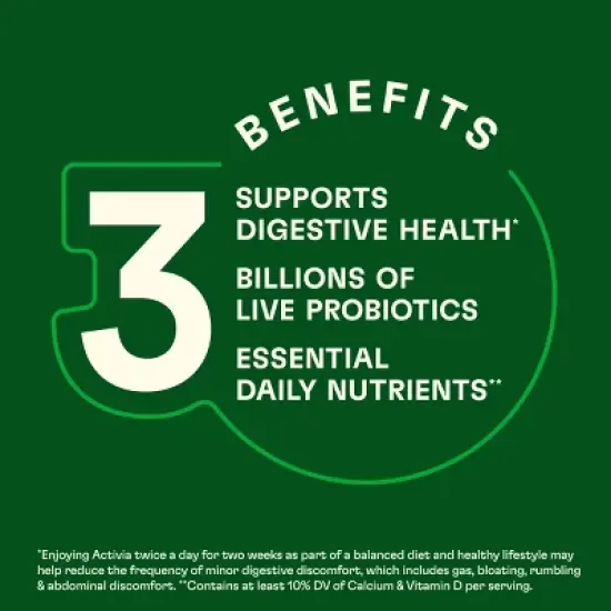 Activia Probiotic Dailies Strawberry Yogurt Drink - 8ct/3.1 fl oz Bottles image {3}