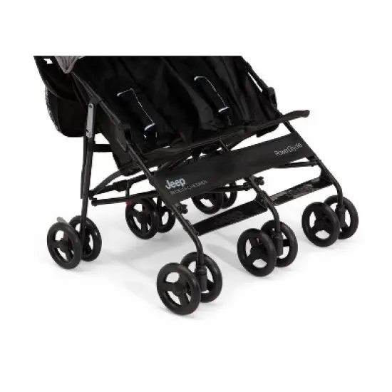 Jeep PowerGlyde Side-by-Side Double Stroller by Delta Children - Gray image {9}
