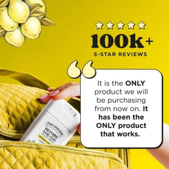 Poo-Pourri Pocket Spray Air Freshener - Original Citrus - 1 fl oz image {2}