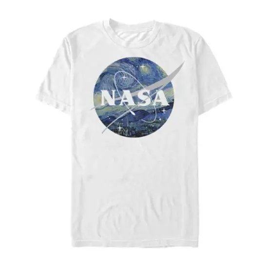 Men's NASA Starry Night Logo T-Shirt image {4}