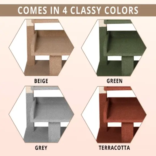 Cat Tree for Large Cats, Cat Activity with Scratching Post, Cat Tower for Large Cats, 3 Level Cat Play Perch image {3}