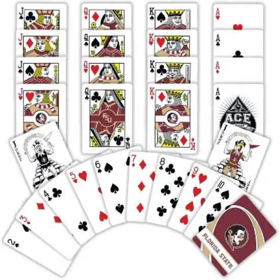 MasterPieces Officially Licensed NCAA Florida State Seminoles Playing Cards - 54 Card Deck for Adults image {2}