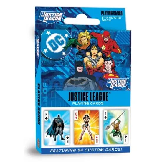 MasterPieces Officially Licensed Justice League Playing Cards - 54 Card Deck for Adults image {1}