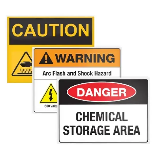 Avery Removable Label Safety Signs, 3-1/2" x 5", Printable, Water/Chemical Resistant, 60 Labels (61514) image {1}