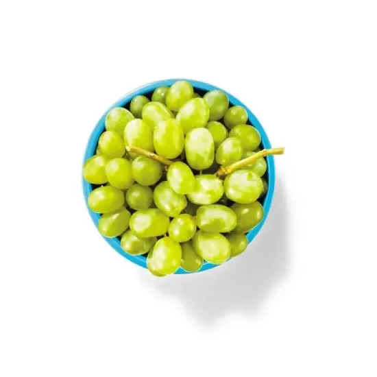 Fresh Extra Large Green Seedless Grapes - price per lb image {1}