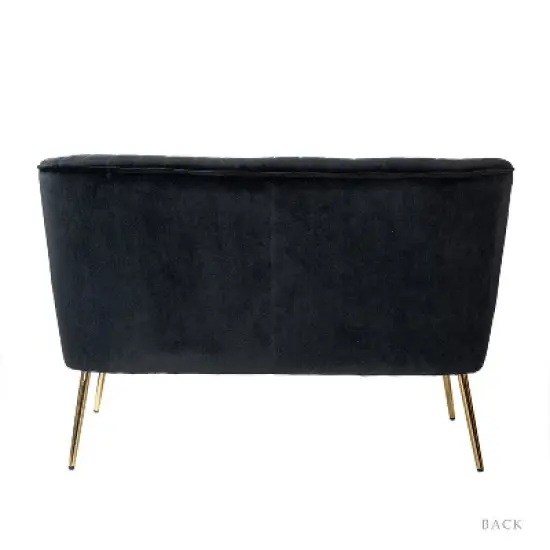 Velvet Nicolas Loveseat Sofa | Karat Home image {7}
