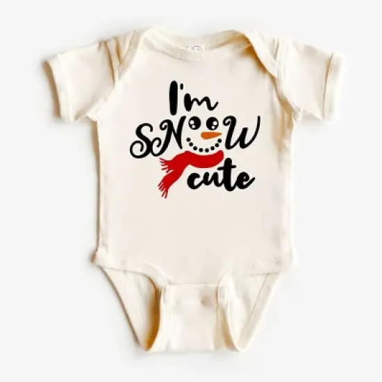The Juniper Shop I'm Snow Cute Baby Bodysuit image {2}