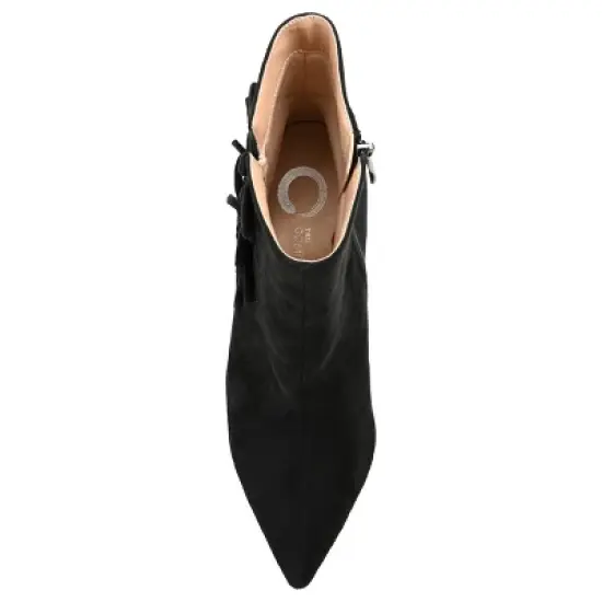 Journee Collection Womens Deandra Tru Comfort Foam Inside Zip Stiletto Booties image {3}