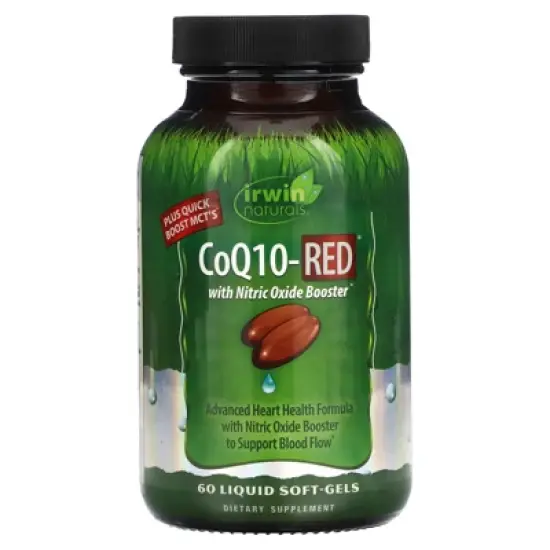 Irwin Naturals CoQ10-Red, 60 Liquid Soft-Gels image {4}