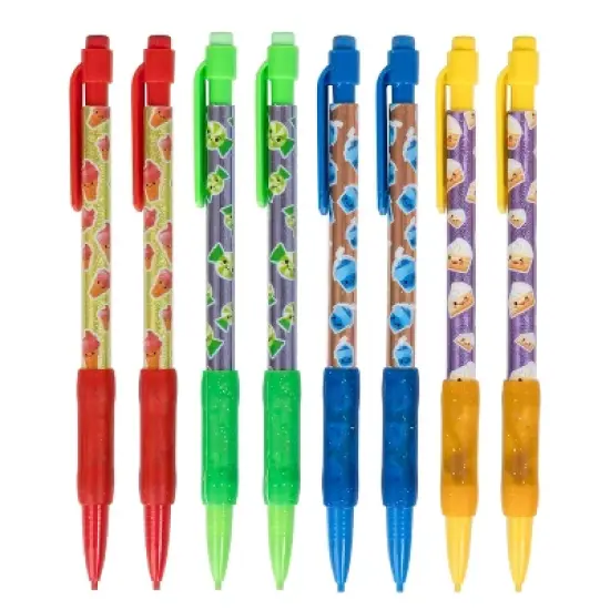 Sugar Rush 10ct 2 Scented Mechanical Pencils Glitter Gifting: 0.7mm Erasable Kids Smelly Stationery image {2}