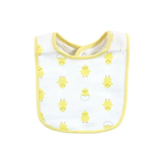 Hudson Baby Unisex Baby Cotton Bib and Sock Set, Eggstra Cute, 0-9 Months image {4}