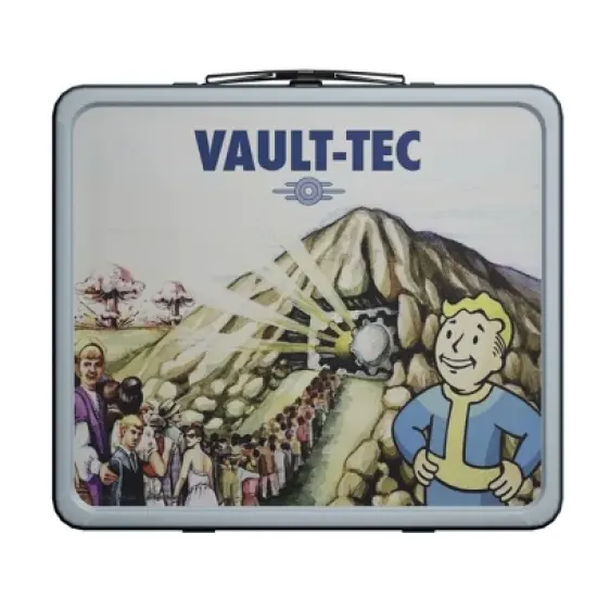 Fanwraps Fallout Shelter "Pre-Nuclear" Tin Tote Prop image {3}