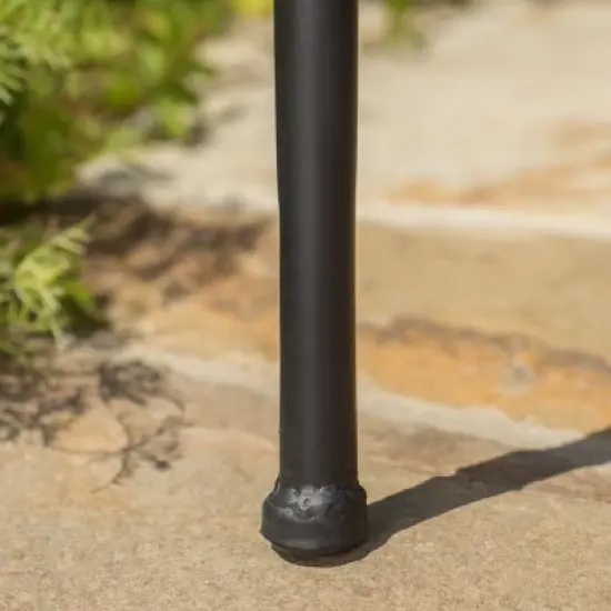 Skye Ceramic Tile Side Table - Blue/White - Christopher Knight Home image {3}