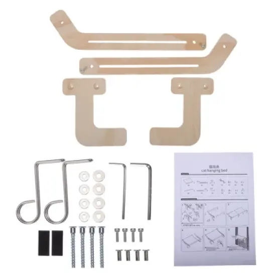 Unique Bargains Cat Window Perch 17.52"x14.17"x6.3" image {5}