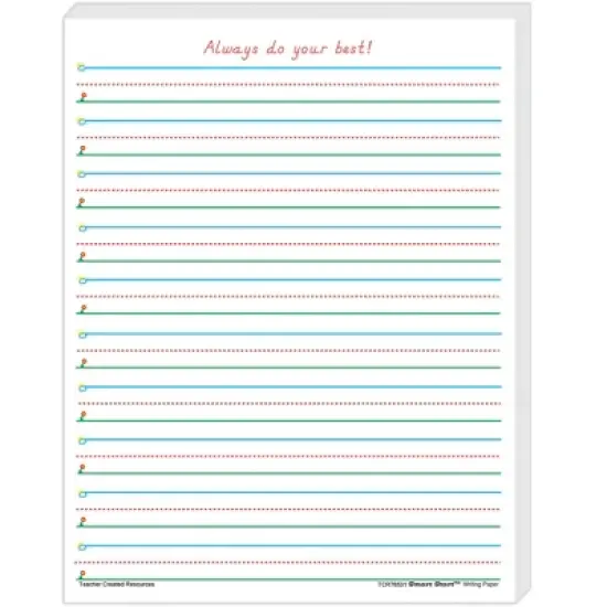 Teacher Created Resources&reg; Smart Start 1-2 Writing Paper: 100 Sheets image {1}