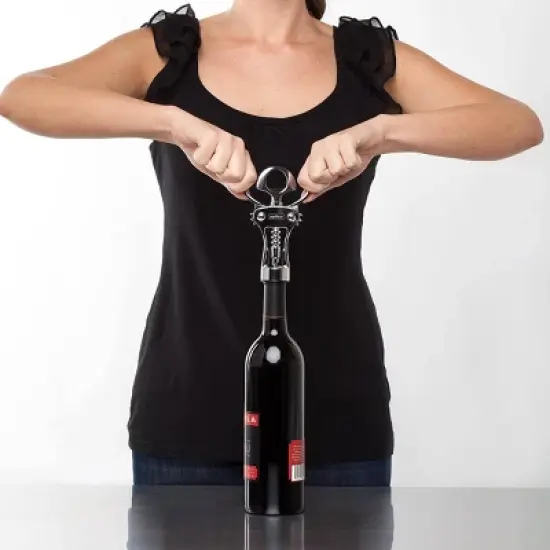 ZYLISS Easy Corkscrew Wine Opener 7.5" Stainless Steel E930046U image {4}