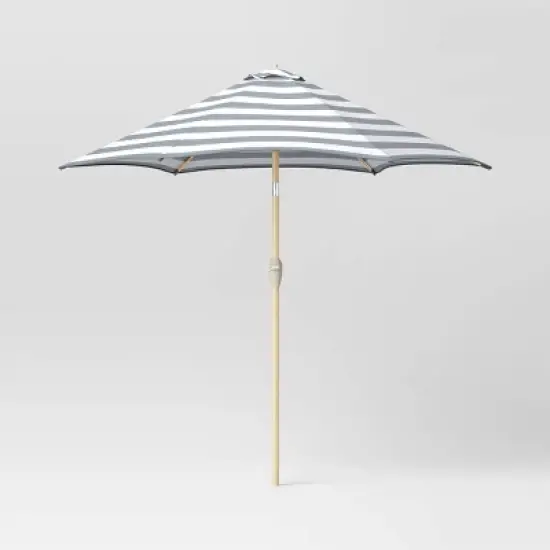 9'x9' Market Patio Umbrella - Light Wood Pole - Threshold&trade; image {9}