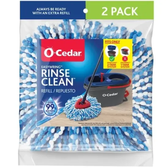 O-Cedar EasyWring RinseClean Mop Refill image {11}