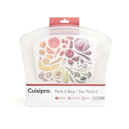 Cuisipro Pack-It Silicone Reusable Storage Bag, 3000ml/101 oz image {5}