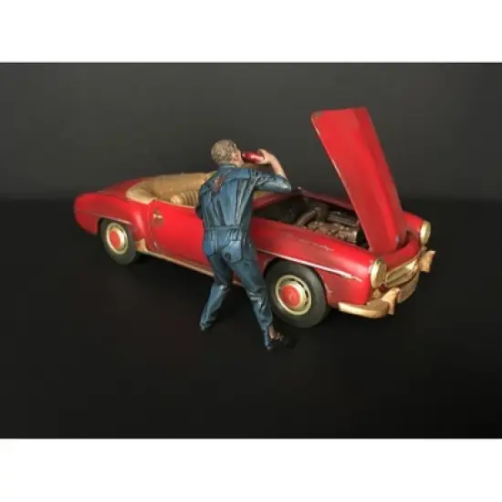 Zombie Mechanic Figurine III for 1/18 Scale Models by American Diorama image {2}