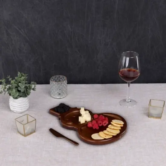 Toscana Reversible Snowman Serving Tray with Knife image {10}