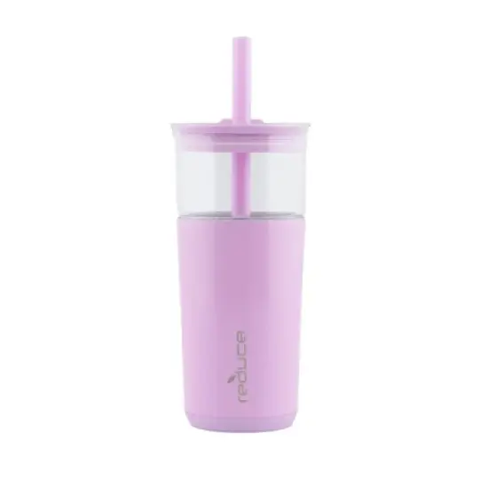 Reduce 20oz Aspen Vacuum Insulated Stainless Steel Glass Tumbler with Lid and Straw image {13}
