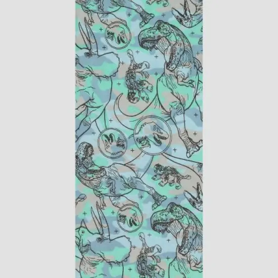 Boys' Jurassic World 2pc Snug Fit Pajama Set - White/Orange/Aqua Blue image {3}